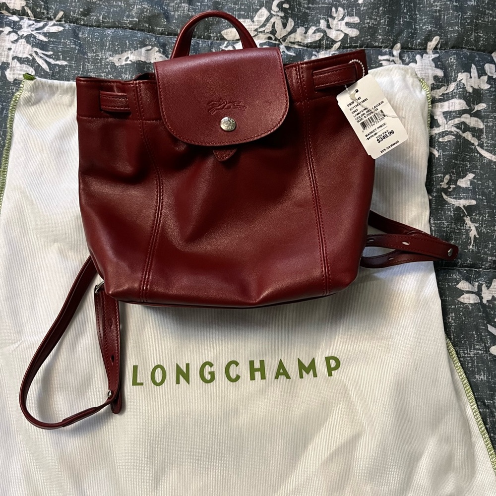 Le Pliage Cuir Backpack
